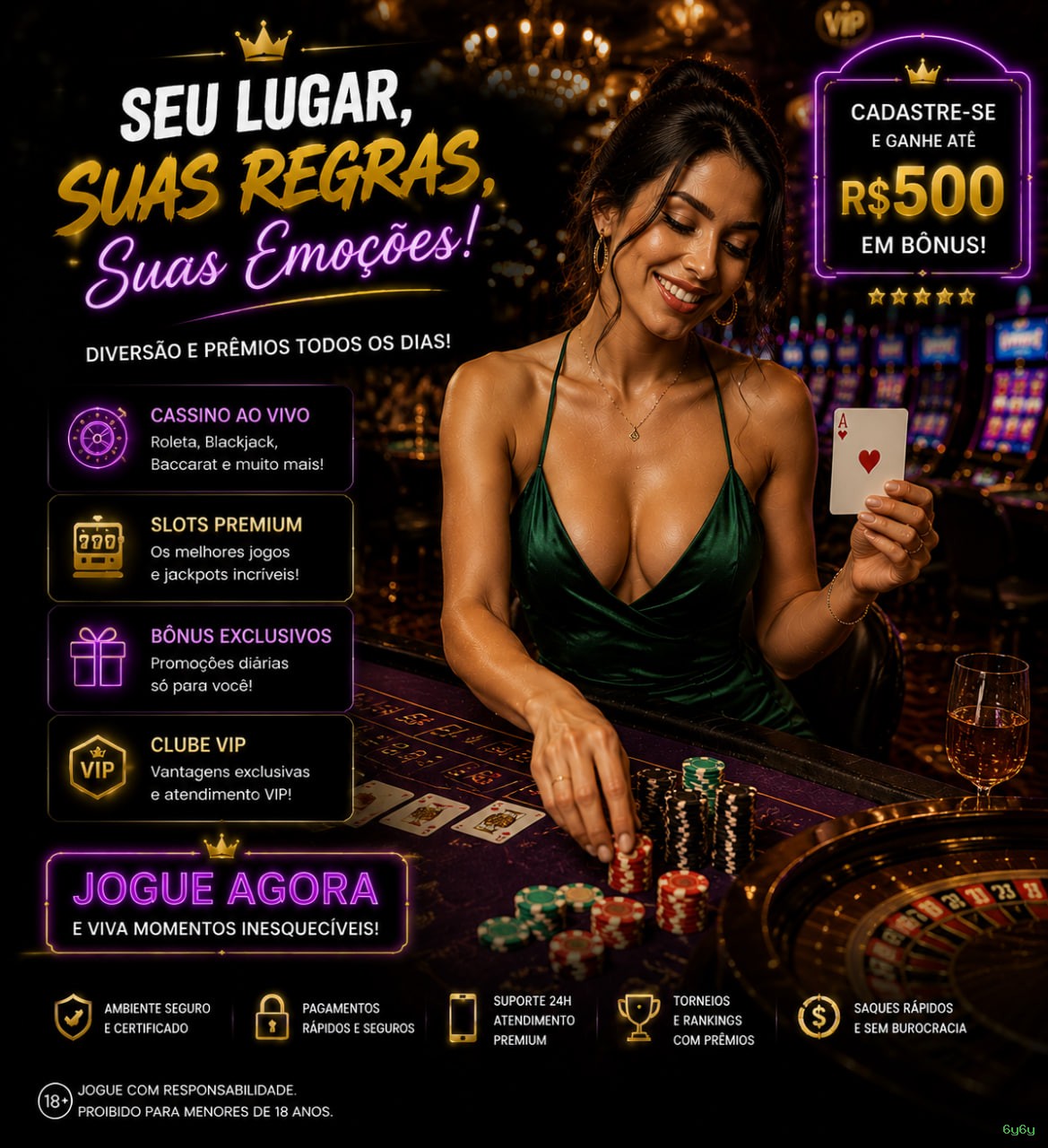 Programa VIP 6y6y - benefícios exclusivos